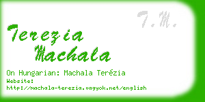 terezia machala business card